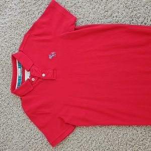 Abercrombie and Fitch Polo, Size Large, Color Red.